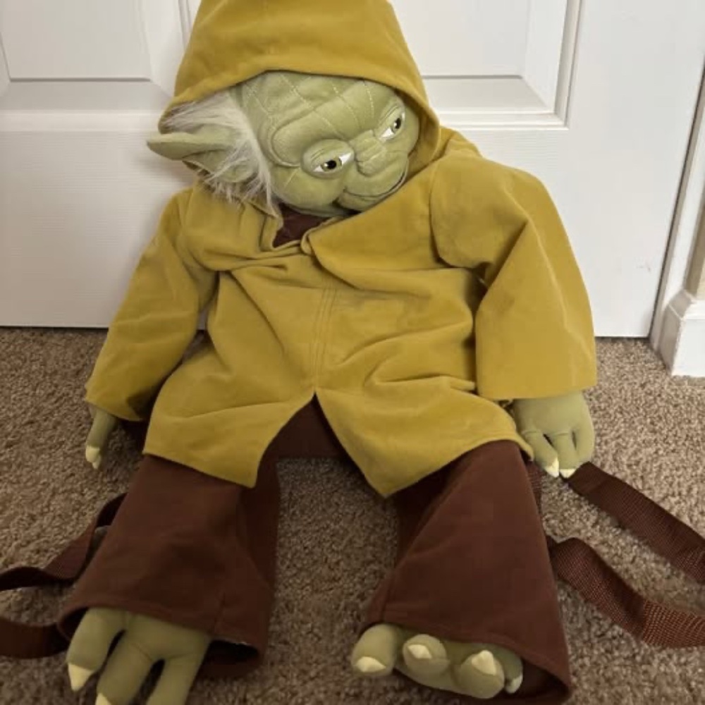 Yoda Star Wars Disney Plush Backpack